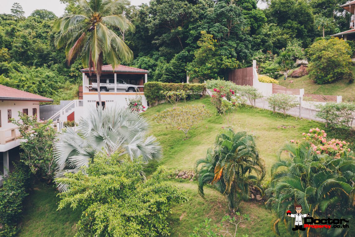 4 Bed Pool Villa with Sea View – Taling Ngam, Koh Samui – For Sale